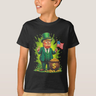 Grappige Trump Paddys Terug 45 47 St Patricks Day T-shirt