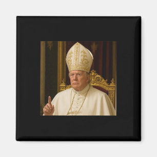 Grappige Trump Paus Meme Gear Katholieke Vaticaans Magneet