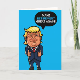 Grappige Trump pensioen Kaart maken pensioen gewel