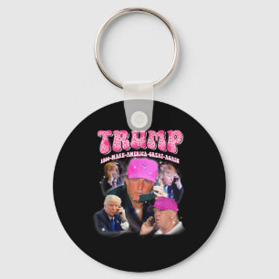 Grappige Trump Pink Miss Me Toch Trump 2024 Neem A Sleutelhanger