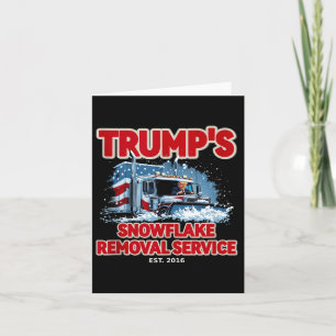 Grappige Trump Sneeuwvlok Verwijdering 2024 Verkie Kaart