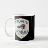 Grappige Trump Snowflake Removal Service Verkiezin Koffiemok (Links)