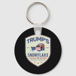 Grappige Trump Snowflake Removal Service Verkiezin Sleutelhanger