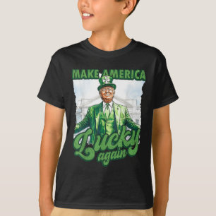 Grappige Trump St Patrick's Day maakt Amerika gelu T-shirt