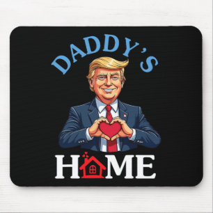 Grappige Trump-stijl hart handen Daddy's Home Vade Muismat