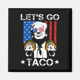 Grappige Trump Taco Trump altijd kippen uit Magneet