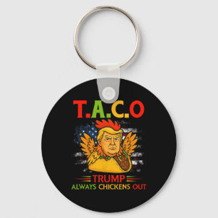 Grappige Trump Taco Trump Geeft Altijd Op 12  Sleutelhanger