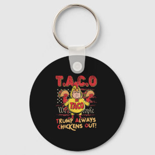 Grappige Trump Taco Trump Geeft Altijd Op 16 Sleutelhanger