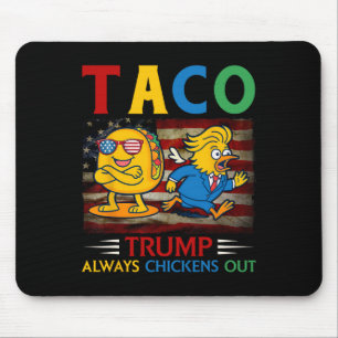 Grappige Trump Taco Trump Geeft Altijd Op 30  Muismat