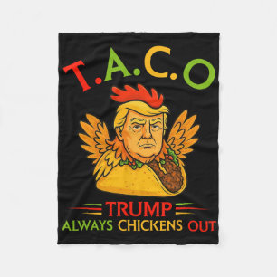 Grappige Trump Taco Trump Piept Altijd Uit _12 Fleece Deken