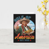 Grappige Trump Taocos Cindo de Mayo Golf van Ameri Kaart (Gele Bloem)