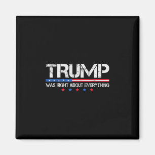 Grappige Trump Usa Vlag Was Over Alles Gelijk Vi Magneet