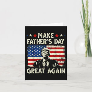 Grappige Trump Vaderdag maakt Vaderdag Grote Aga Kaart