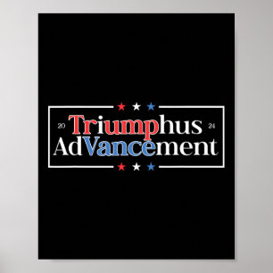 Grappige Trump Vance President Vicepresident Anhan Poster