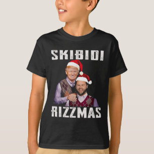 Grappige Trump Vance Skibidi Rizzmas maken kerst G T-shirt