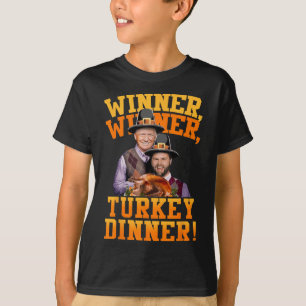 Grappige Trump Vance winnaar Turkije diner dan T-shirt