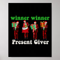 Grappige Trump Winnaar Kerstgever Trump Day