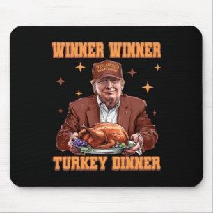 Grappige Trump Winnaar Turkije Diner Thanksgiving Muismat