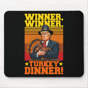 Grappige Trump Winnaar Turkije Diner Thanksgiving Muismat