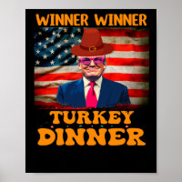 Grappige Trump Winnaar Turkije Diner Thanksgiving