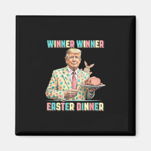Grappige Trump Winnaar Winnaar Pasen Diner Pasen D Magneet