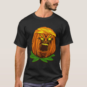 Grappige Trumpkin Donald Trump Pompoen Halloween K T-shirt