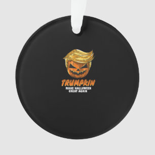 Grappige Trumpkin maken Halloween weer geweldig Ge Ornament
