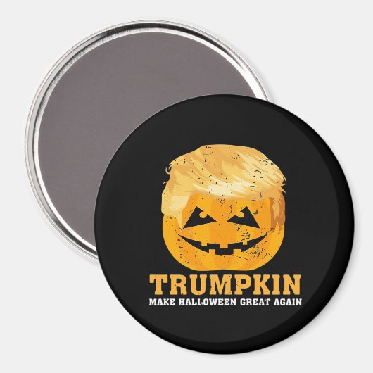 Grappige Trumpkin maken Halloween weer geweldig Magneet (Voorkant / Achterkant)