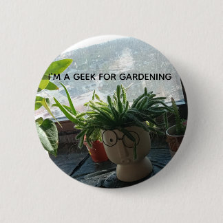 Grappige tuinieren pin ronde button 5,7 cm