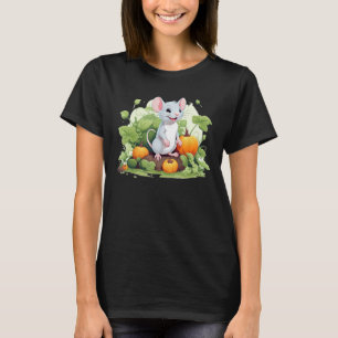 Grappige tuinieren Pompoen Muis voor Tuinkruiden Z T-shirt