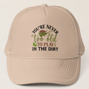 Grappige tuinieren woordkunst  trucker pet