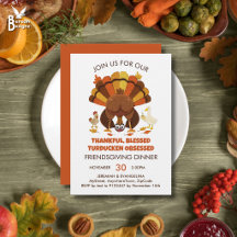 Grappige Turducken FRIENDSGIVING-diner