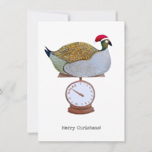 Grappige Turkije Kerst Kaart
