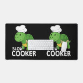 Grappige Turtle Slow Cooker Kookschildpad Bureaumat (Keyboard & Muis)