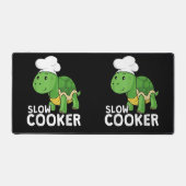 Grappige Turtle Slow Cooker Kookschildpad Bureaumat (Voorkant)