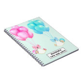 Grappige tweeling zwangerschap planner notitieboek (Rechterzijde)