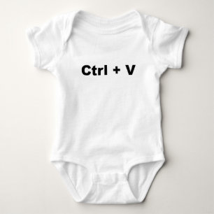 Grappige TWINS Design--- Ctrl + V (Plakken) (2 van Romper