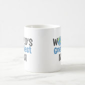 Grappige typografie Werelden Grootste Moeder Koffiemok (Center)