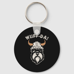 Grappige Uff Da Woof Da Noorse woordspeling Quote Sleutelhanger