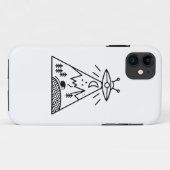 Grappige Ufo, Area 51, Alienontvoering  Case-Mate iPhone Case (Achterkant (horizontaal))