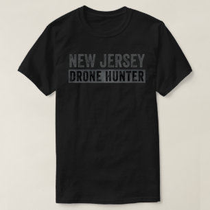 Grappige UFO-dronehumor - New Jersey Dronejager T-shirt