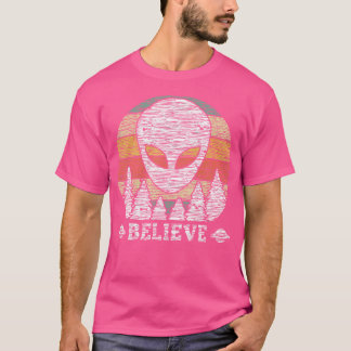 Grappige Ufo geloven T-shirt