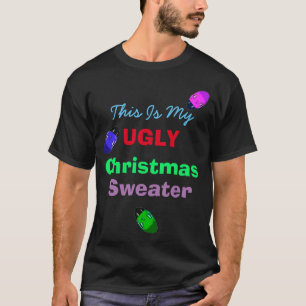 Grappige "Ugly Christmas Sweater" Mannen Shirt
