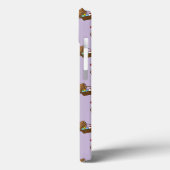 Grappige Uil Easter Egg Hunt Patroon Case-Mate iPhone Case (Achterkant / Links)