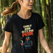 Grappige Uil Holding Koffie Mok T-shirt