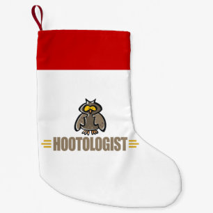 Grappige Uil Kleine Kerstsok