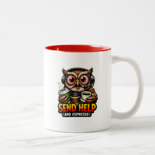 Grappige Uil Koffie Espresso Kantoor Mok