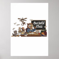 Grappige Uil Leraar Chaos - Whimsical Bosdieren