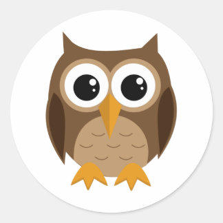 GRAPPIGE UIL RONDE STICKER
