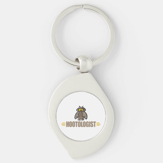 Grappige Uil Sleutelhanger (Voorkant)